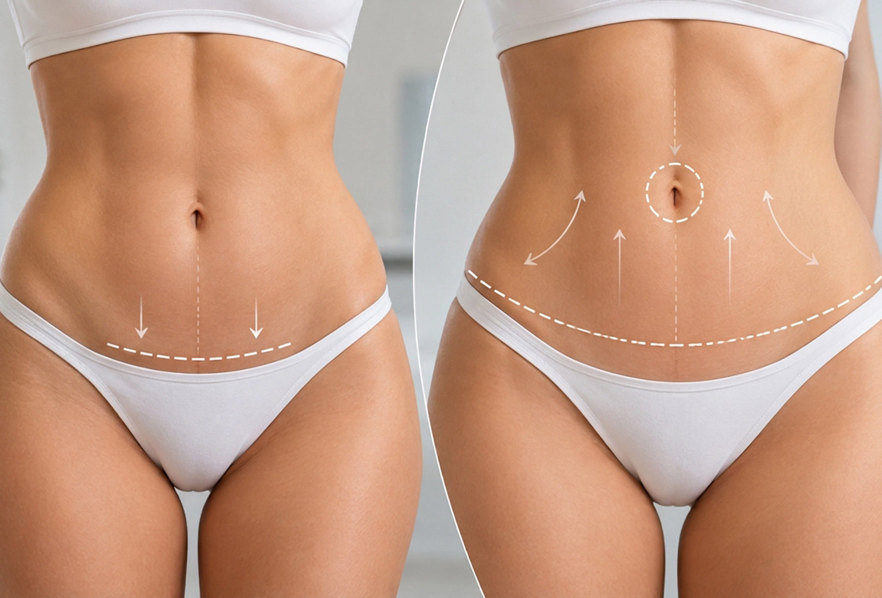 Miniabdominoplastia o abdominoplastia completa